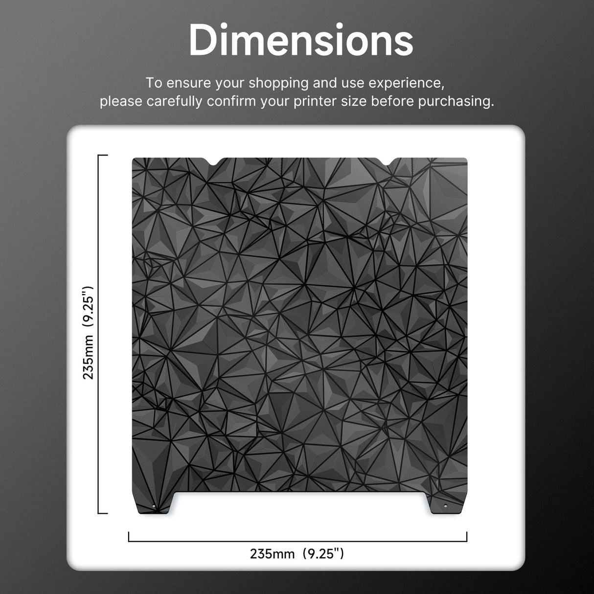 YOOPAI Double-Sided PEI+PEO Sheet and Flexible Magnetic Build Plate, 235 * 235mm 3D Printer Bed Platform for Creality K1/K1C/Ender 3/Ender 5 S1/Ender 3 Pro/Ender 3 V3/Ender 3 S1 Pro/Ender 3 Neo YOOPAI