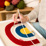 12 Pieces Needle Punch Kit, Embroidery Punch Needle Tool Adjustable Complete Puncher Needles Threader Wooden Handle Embroidery Tool for Adults Beginner DIY Craft Floss Cross Stitching InnoHHustle