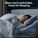 OTDMEL Adjustable Bed Frame Split King with Massage, Electric Bed Base Frame with Adjustable Legs, USB Ports, Wireless Remote, Zero Gravity & Anti-Snore OTDMEL