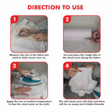 Superpunch Cloud Cover Stitch 12 inch x 10 Yard Roll, SuperStable Lightweight Stabilizer, Over The Back Fusible, Iron On Soft Cutaway Stabilizer for Embroidery Machines Backing - White - Made in USA Superpunch