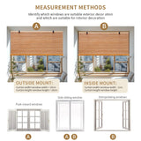 Bamboo Shades for Windows & Bamboo Blinds for Outdoor Patio,Custom Size, Privacy Protection, Easy Installation, Durable & Stylish Blinds for Living Room, Bedroom, Balcony WLOSDMW
