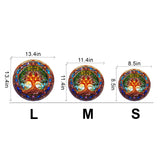 Aeekdook Wooden Puzzles for Adults - Stained Glass Tree of Life Wooden Jigsaw Puzzle for Adults – Unique 200-Piece Art Puzzle, Premium Brain Teaser & Decorative Gift (11.4"x11.4") Aeekdook