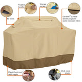 Classic Accessories Veranda Rectangular Water-Resistant 70 Inch BBQ Grill Cover, Pebble, X-Large, Grill Cover, Grill Cover for Outdoor Grill, BBQ Cover Classic Accessories