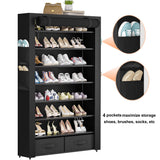 OYREL Tall Shoe Rack Dustproof Cabinet Large Capacity 8 Tier Shoe Organizer,32-40 Pairs of Shoes OYREL