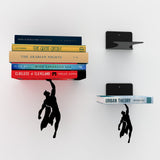 Artori Design Floating Bookshelf for Kids, Invisible Metal Book Shelf, Wall Decore Bookshelf for Book Lovers (Superhero) Artori Design