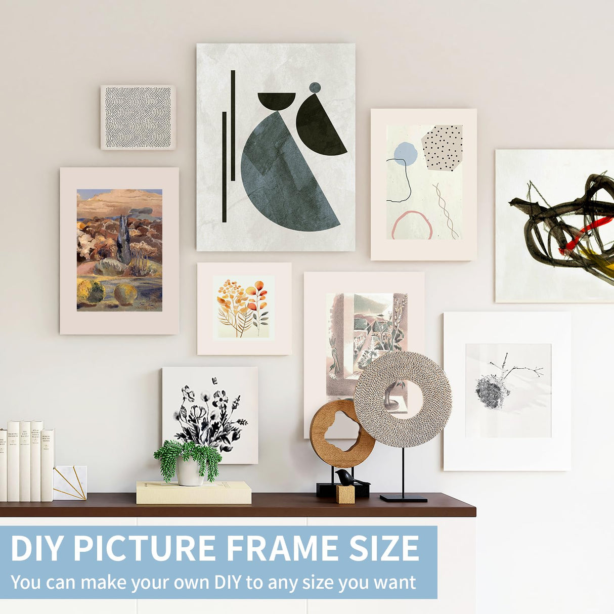 Falling in Art 16x20 Inch DIY Canvas Stretcher Bars, Canvas Framing Kit, Wood Stretcher Frames for Oil Paintings, Paint by Numbers, and Posters Falling in Art