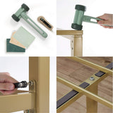 ZINUS Patricia Gold Metal Canopy Platform Bed Frame, Mattress Foundation with Steel Slat Support, No Box Spring Needed, Easy Assembly, Queen Zinus