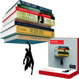 Artori Design Floating Bookshelf for Kids, Invisible Metal Book Shelf, Wall Decore Bookshelf for Book Lovers (Superhero) Artori Design