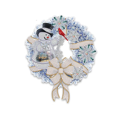 KTHOFCY 5D DIY Diamond Painting Kits for Adults Kids, Christmas Garland Full Drill Embroidery Cross Stitch Crystal Rhinestone Paintings Pictures Arts Wall Decor Painting Dots Kits 15.7X11.8 in