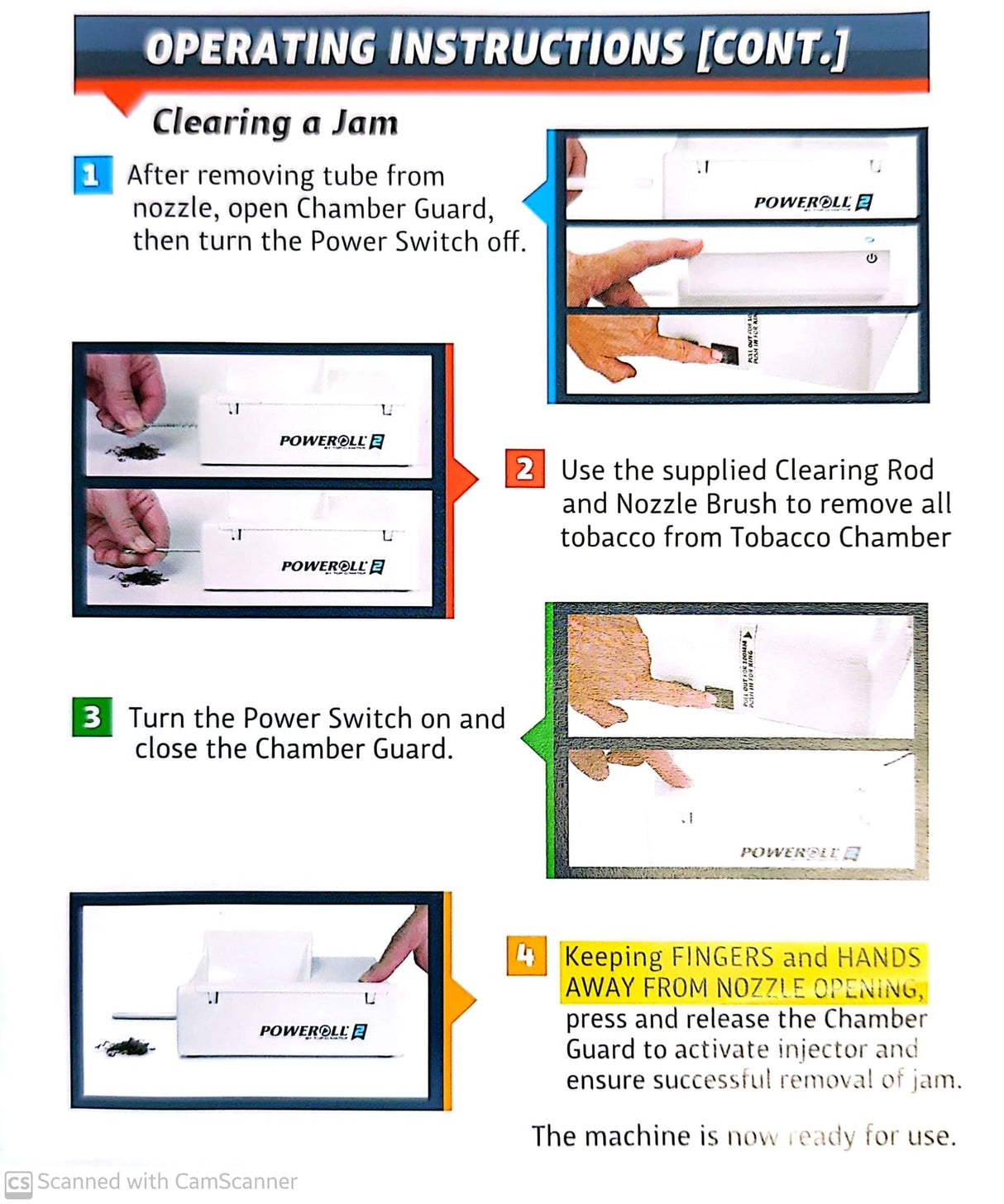 Poweroll 2 Electric Cigarette Machine - King Size & 100mm Top-O-Matic
