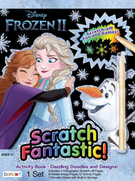 Bendon Frozen II Scratch Off Fantastic Activity Book Bendon
