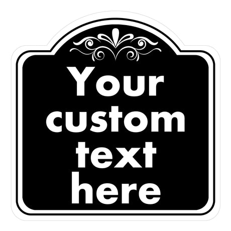 Custom Sign, Custom Indoor/Outdoor Decorative Sign，Aluminum Weatherproof Metal Sign Multiple Sizes, Customize for Office, Business, Workplace, office, Home, Delivery Signs HK SIGNS