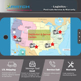 Xmatch Saunas 907B Far Infrared Sauna, Indoor Corner Space Wooden Dry Sauna Low EMF (Hemlock Wood, 2-3 Person Size 360 Envolved) Xmatch