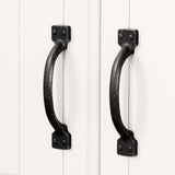 South Shore Farnel 2-Door Storage Cabinet-Pure White, Tall with 4 South Shore