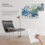 JaneTech 8-Pack Art Acoustic Panels Sound Absorbing Panels, 48x32 Inch Decorative Acoustic Panels, Sound Absorbing Wall Art with Nano Glue for Recording and Home Studio, Office,Conference JaneTech