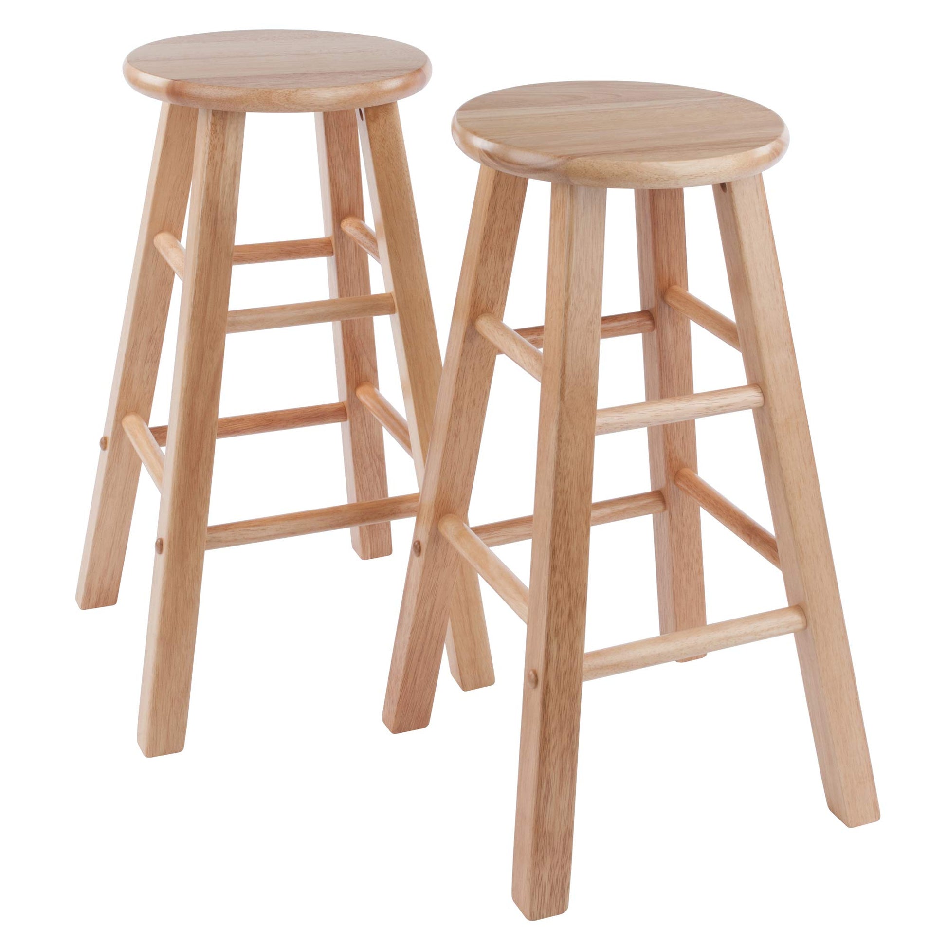 Winsome Element Counter Stools, 2-Pc Set, Natural - WoodArtSupply