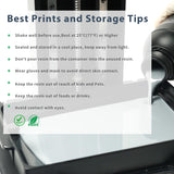 FUNCECOL Water Washable 3D Printer Resin, Easy to Use & Clean, High Precision 3D Printing Resin, 405nm UV-Curing Photopolymer Liquid for MSLA/DLP/LCD 3D Printers, 1000g White FUNCRECOL