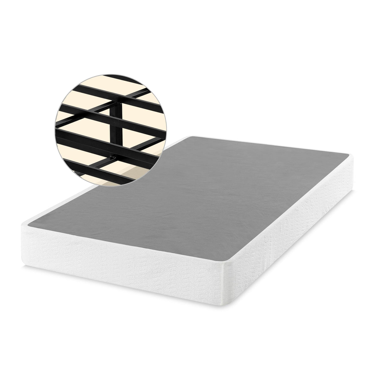 ZINUS 9 Inch Metal Smart Box Spring, Mattress Foundation, Strong Metal ...