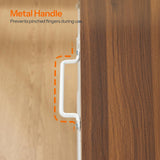 HOOBRO Foldable Dog Crate Furniture, 31.5" Indoor Dog Kennel No Assembly, Wooden Dog Cage Decorative Side End Table, for Medium Small Dogs, White and Walnut WH86GW03 HOOBRO