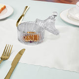 Eychei Set of 5 White Satin Table Runners, 12" x 108" Long Bright & Smooth Table Runner with Scalloped Edges, Satin Table Cloth Table Runner Decor for Wedding, Party, Banquet Eychei