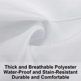 DEAYOU 12 Pack Kids Apron with 2 Pocket, Adjustable Children Chef Apron, White Child Painting Aprons for Cooking, Baking, Crafting, Grilling, Kitchen, Classroom, Party, Activity, Boys, Girls DEAYOU