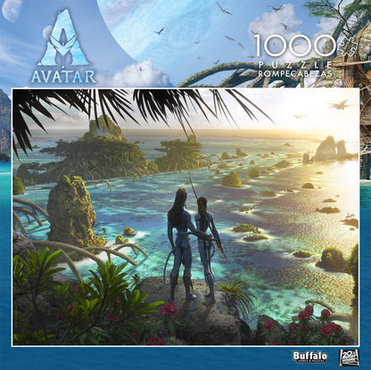 Buffalo Games - Avatar: The Way of Water - The Distant Atolls - 1000 Piece Jigsaw Puzzle for Adults Challenging Puzzle Perfect for Game Nights - Finished Size is 26.75 x 19.75 - WoodArtSupply