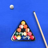 MoyanSuper Solid Wood Pool Ball Rack Billiard Ball Triangle Rack, Pool Table Ball Holder Positioning Rack,2-1/4" Pool Ball Rack (Black Triangle Rack) MoyanSuper