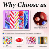 mrpwnle Cat Diamond Painting Kits for Adults Beginners, DIY Cute Cat Diamond Art Kits for Adults 5D Full Drill Diamond Art Dots Gem Paintings Kit for Festival Home Wall Decor 12x16inch mrpwnle