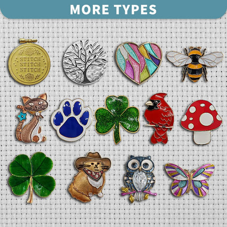 Magnetic Needle Minder Magnet Embroidery Accessories and Supplies Embroidery Needle Holder Cross Stitch Holder Needlework Supplies (Cardinal) seminhoof