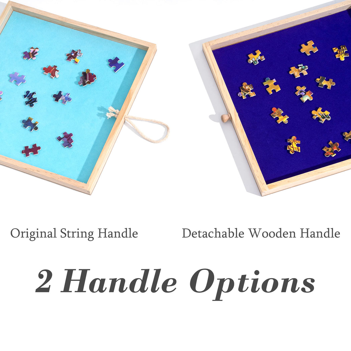 Tektalk Jigsaw Puzzle Table with Integrated Adjustable Stand/Bracket and Removable Cover, for Up to 1500 Pieces (with Integrated Adjustable Stand & Removable Cover) Tektalk