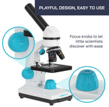 Omano Juniorscope Microscope for Kids – Microscope Kit for Kids 8+ for Science Microscope Experiments – Kids Microscope Kit That Encourage STEM Exploration – Beginner Microscope for Kids 8 and Up. Omano