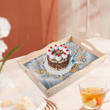 JISHSHAY Diamond Art Serving Tray Diamond Painting Food Tray Gem Art Serving Platter Gem Painting Mosaic Kits for Adults DIY Kits for Adults Table Decor, with Handle 20×30cm/7.87×11.81in, Jesus JISHSHAY