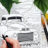 Leisure Arts Blooms & Butterflies Adult Coloring Book – Relaxation & Stress Relief with Intricate Floral, Butterfly Nature Designs, Premium Single-Sided Pages, 80 Sheets LEISURE ARTS