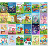 Aannanl 24 Mini Coloring Books Suitable for Kids Ages 2-4 and 4-8,Small Party Gifts,Bulk Birthday Gifts,Gift Bag fillers,School Classroom Activities Include Dinosaurs,Pets,Mermaids,Animal,Princess Aannanl