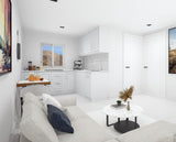 400sqft Tiny Home Plans with 2 Bedrooms, Living Room, Kitchen, Architectural Drawings and Utility Plans Generic