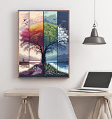 hyzsj 5D Tree of Life Diamond Art Painting,Large Diamond Painting Kits for Adults,DIY Full Drill Crystal Rhinestone Arts,Gem Art Painting with Diamond Home Wall Decor hyzsj