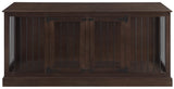 Crosley Furniture Winslow Medium Credenza Dog Crate Kennel for Pets, Dark Brown Crosley Furniture
