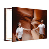 PICANOVA – Custom Canvas Prints with Your Photo 10x8 inch – Customize with Your Own Picture & Text – Personalized Photo Canvas Print Stretched on Wooden Frame – Gallery Wrap Wall Art Decor PICANOVA