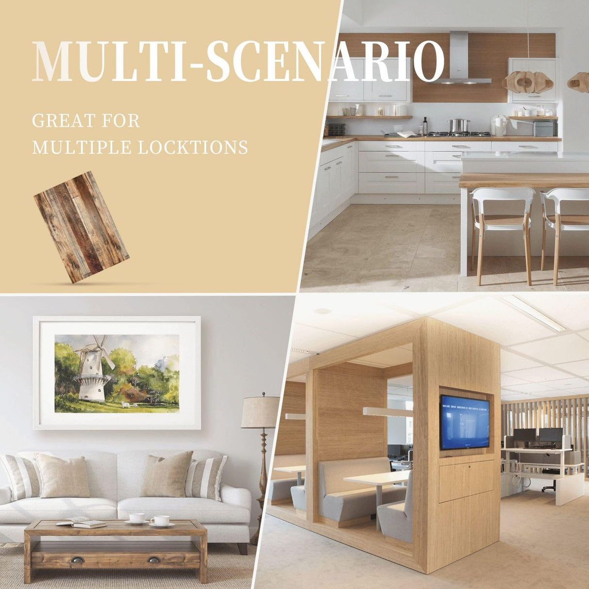 Annisrak Brown Rustic Wood Grain Light Switch Cover Plate 1 Gang No Device Blank Electrical Wall Plates Faceplate Decorative Switch Plate for Bedroom Farmhouse Decor Annisrak