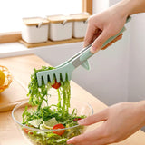 Kitchen Tongs for Cooking, 9 Inch Small Silicone Tongs, Food Grade Mini Serving Tongs with Silicone Tips, Set of 3, Green TOWINGO