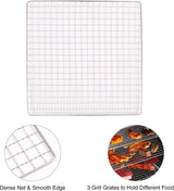 REDCAMP 14"H Foldable Camping Oven with 3 Tier Grill, Stainless Steel Portable Camping Stove for Baking Cinnamon Rolls, Breads and Muffins with Wood Burning Fire,Propane Stoves,Campers,Baking BBQ REDCAMP