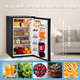 Midea MERM33S1ABB 3.3 Cubic Feet Compact Refrigerator, Black Midea