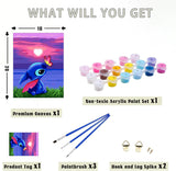 FILASLFT Paint by Numbers for Adults, Adults Paint by Number Kits on Canvas, Oil Painting for Beginner,Suitable for Office, Home, Wall Decoration and Gifts 16x20 Inches. FILASLFT