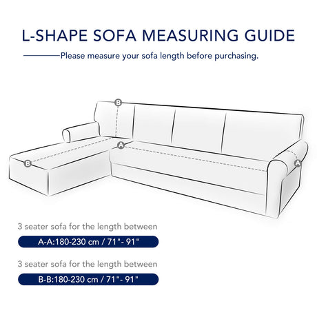 PureFit Super Stretch Sectional Couch Covers - 2 pcs Spandex Non Slip, with Elastic Bottom for L Shape Sectional Sofa Couches, Great for Kids & Pets (3 Seat Sofa + 3 Seat Chaise, Dark Gray) PureFit