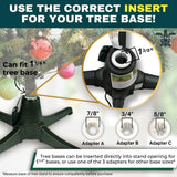 Winter Wonder Rotating Christmas Tree Stand for Artificial Trees Teal Turtle