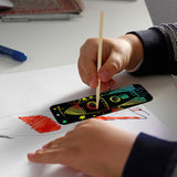 PEASUG Scratch Art, 40 Sets 5 Styles Scratch Art for Kids, Rainbow Scratch Paper Art Sets, Magic Black Scratch Off Paper Eid Bookmarks Gifts for Kids, DIY Art Craft Party Favors Easter Crafts PEASUG