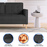 AODAILIHB 57"/30" Modern Soft Loveseat and Chair Set Tufted Cushion Loveseat Sectional Sofa Set Small Space Configurable Couch Set of 2 Sectional Couches for Livingroom,Office AODAILIHB