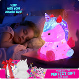 Paint Your Own Unicorn Lamp Kit, Art Supplies Arts & Crafts Kit, Painting kit for Kids 6-12, Arts and Crafts for Kids Ages 8-12, Toys Girls Boy Birthday Gift Ages 3 4 5 6 7 8 9 10 11 12+ LAOESE