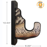 Rush Creek Creations - Single Gun Rack, Rifle, Shotgun & Gun Wall Mount, Indoor Gun Rack Holder for Hunting and Shooting, Gun Rack for Wall, Gun Hooks Wall Display Rack, Gun Hanger Storage & Organizer Rush Creek Creations