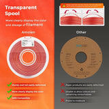 AMOLEN Silk PLA Gradient 3D Printing Filament, 1KG Spool 1.75mm Silk Shiny Red Gold Gradient Printer Filament 2.2lb Brighter New Version, Compatible with 3D Printer and 3D Pen AMOLEN